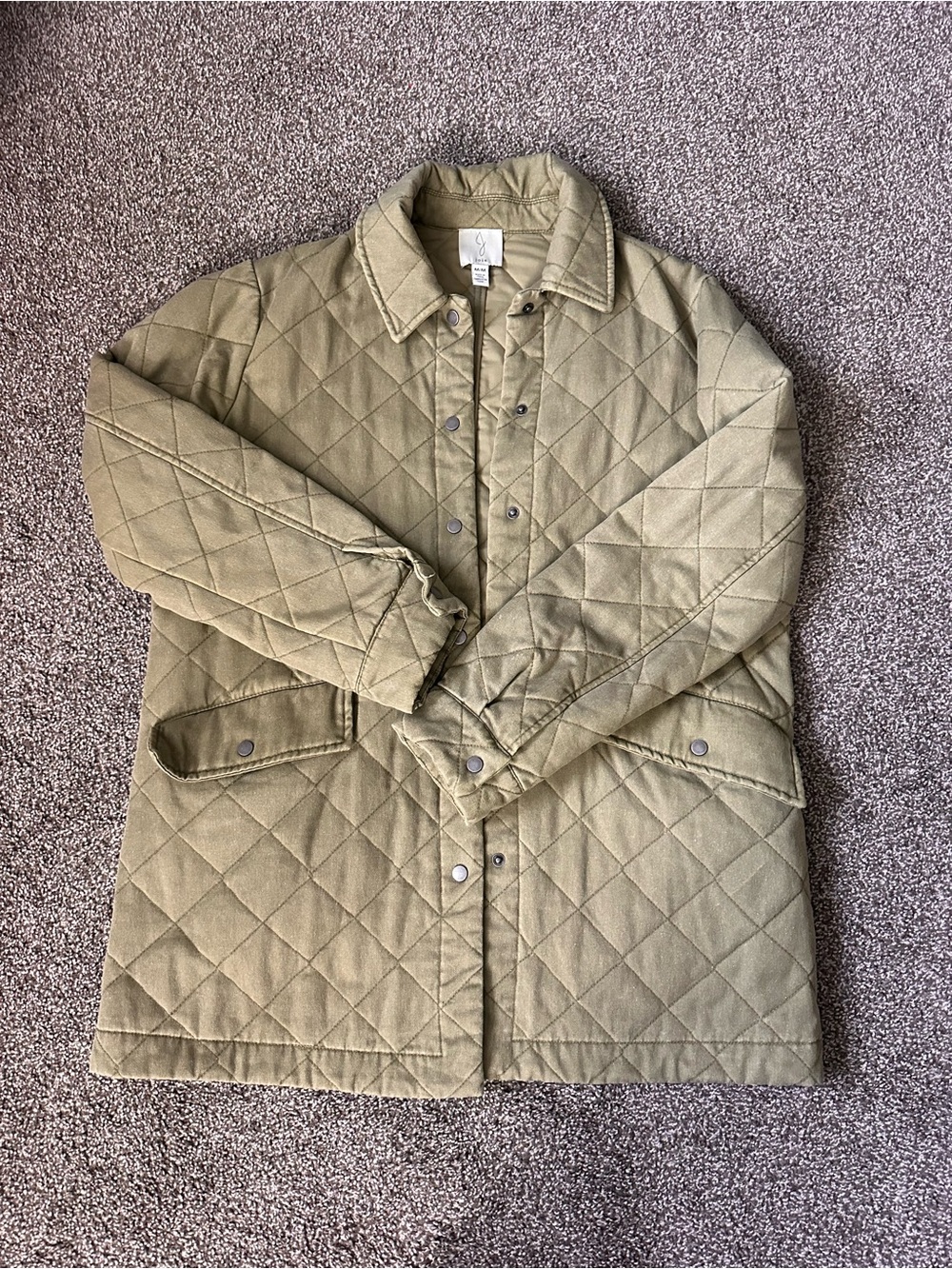 Quilted Olive Green Women’s Jacket
